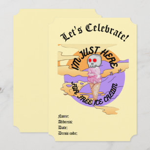 Invitation Mikitiez glaces fête favorite Spécialité Mug