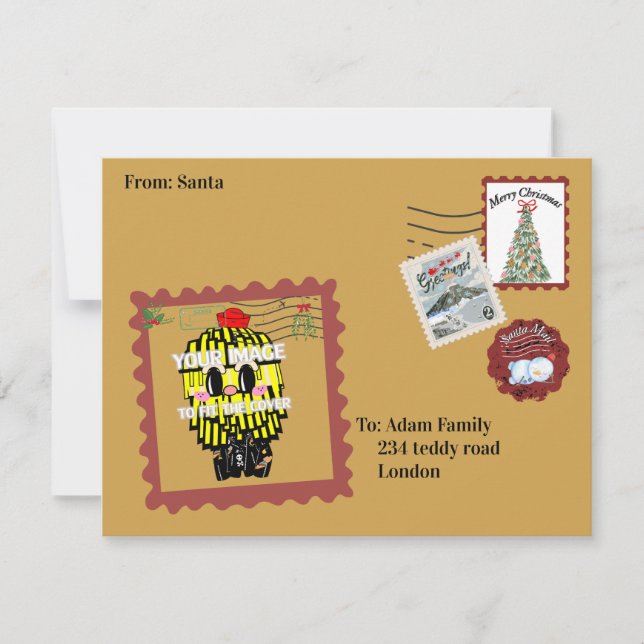 Invitation Mikitiez northpole expressmail stamp collection (Devant)