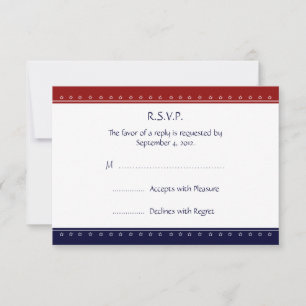 Invitation militaire patriotique américaine Carte