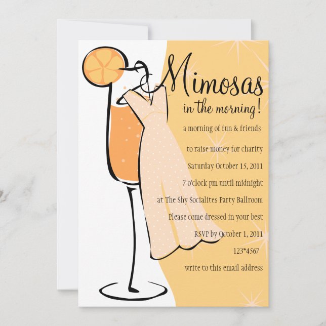 Invitation Mimosas (Devant)