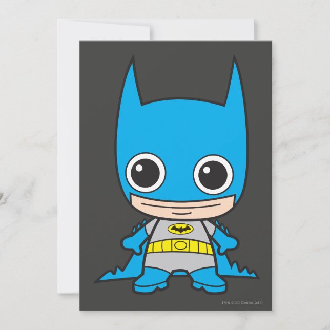 Invitation Mini Batman (Devant)