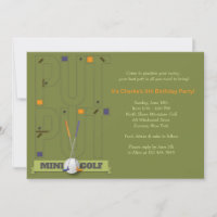 Invitation Miniature Golf