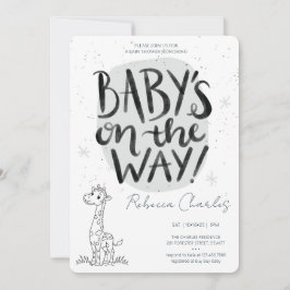 Invitation Minimal Baby Shower 