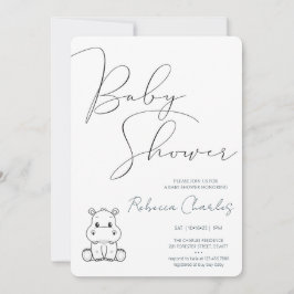 Invitation Minimal Baby Shower 