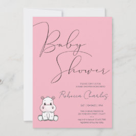 Invitation Minimal Baby Shower 