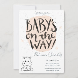 Invitation Minimal Baby Shower 