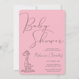 Invitation Minimal Baby Shower 
