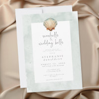 Minimal Coquillages & Cloches de Mariage Enterreme