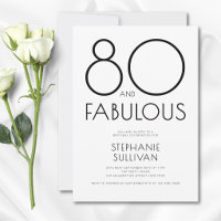 Minimal Eighty et merveilleux 80e anniversaire