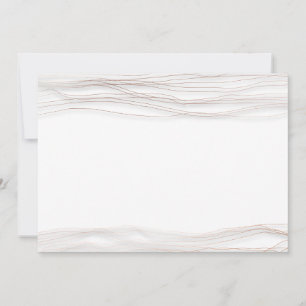 Invitation Minimalisme Blanc Rose Gris Abstrait Lignes Delica