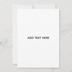 Invitation Minimaliste Blanc Élégant pour Toutes les Occasion