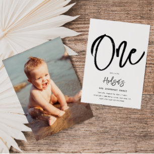 Invitation minimaliste d'anniversaire Anniversai