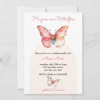 Invitation Minimaliste, il me donne Fête des mariées aux papi