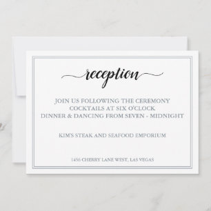 Invitation ✨ minimaliste moderne 💍 Accueil Mariage élégant