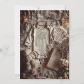 Invitation Minimaliste & Moderne Paillette | Neutre Douce