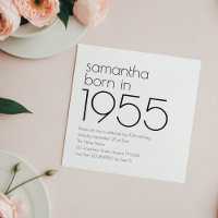 Minimaliste Né en 1955 70ème anniversaire