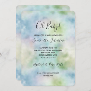 Invitation Mint bleu Aqua