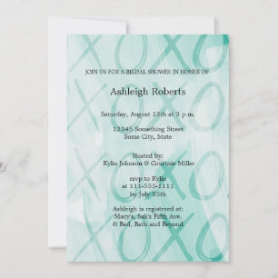 Invitation Mint XOXO