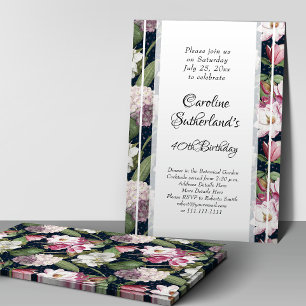 Invitation Minuit dans le Jardin Magnolia Anniversaire Sud
