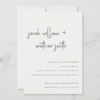 Minuscule Noir Blanc Script Couples Douche