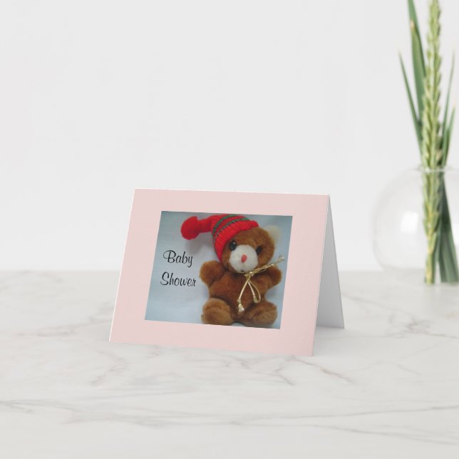 Invitation Minuscule ours en peluche (Devant)