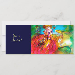 INVITATION MIRANDOLINA FÊTE MASQUÉE DU MARDI GRAS