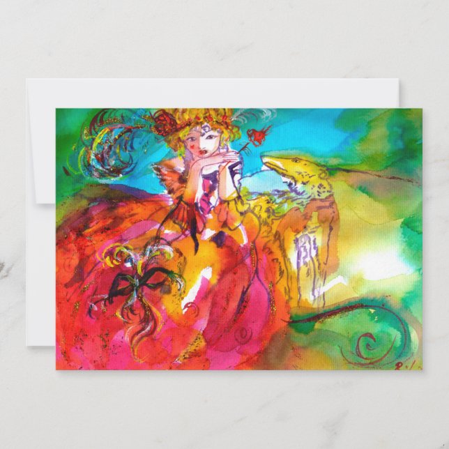 Invitation MIRANDOLINA SWEET 16 MASQUERADE BALL, étincelles r (Devant)