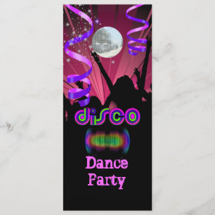 Invitation Miroir de boule de disco fête dansante  2