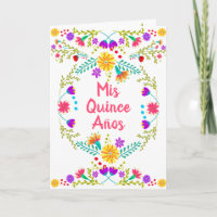 Mis Quince Anos Mexicaine Fiesta Floral Quinceaner