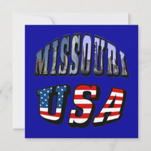Invitation Missouri Picture et USA Text