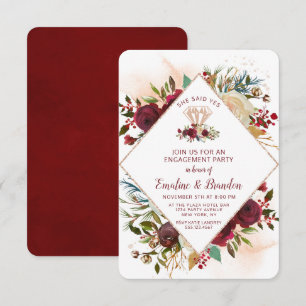 Invitation Mistletoe Manor Chic Elle A Dit Oui Partie Engagem