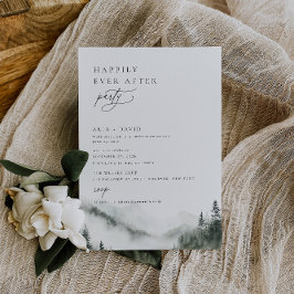 Invitation Misty Mountain Heureusement Après La Fête