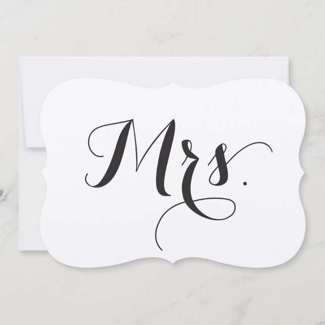 Invitation Mme la présidente Signe - Mariée et présidente Sig (Devant)