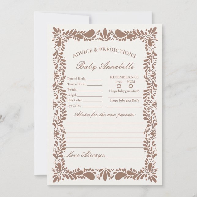 Invitation Mocha Brown Talavera Carrelage Conseils pour la ca (Devant)