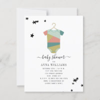 Mode Unisex Bodysuit Baby shower