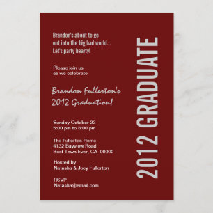 Invitation Modèle bourguignonne du Parti de la remise des dip