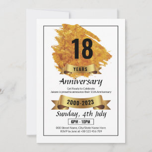 Invitation Modèle de flyer d'invitation d'anniversaire