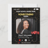Modèle de flyer pour l'élection de la Reine de la