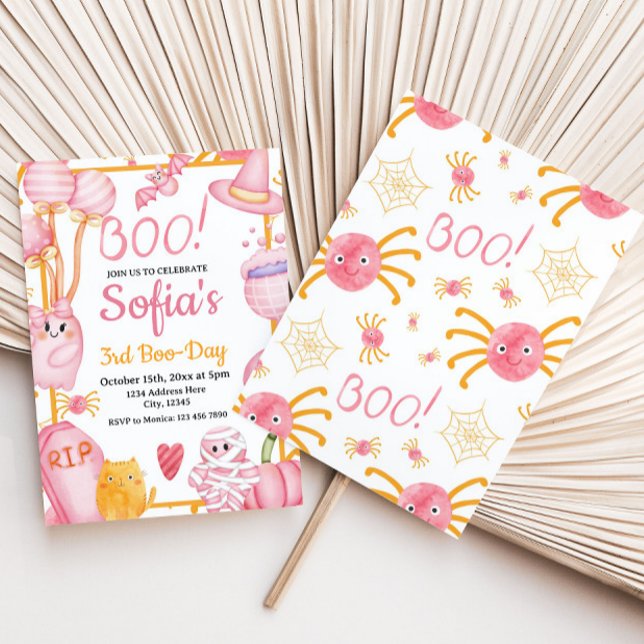 Invitation Modèle de l'invitation d'anniversaire d'Halloween (Créateur téléchargé)