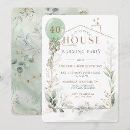 Invitation Modèle de pendaison de crémaillère et d'anniversai