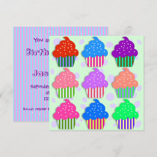 Invitation Modèle d'invitation à une fête d'anniversaire avec