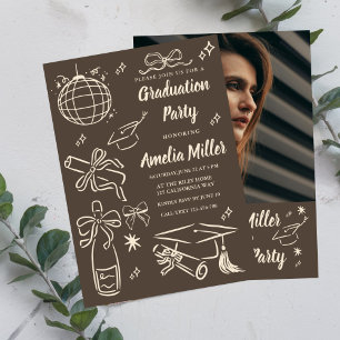 Invitation Modèle d'invitation de fin d'études au lycée dessi