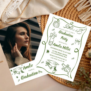 Invitation Modèle d'invitation de fin d'études au lycée dessi