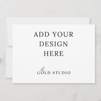 Invitation Modèle d'invitation paysage 5 x 7 vierge