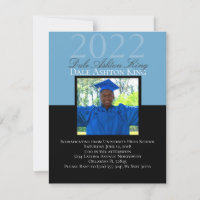 Modèle D'Invitation Photo De Graduation Pour Homme