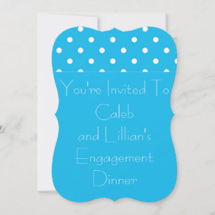 Invitation Modèle d'invitation pour une fête d'engagement Poo