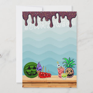 Invitation Modèle d'invitation Summerween