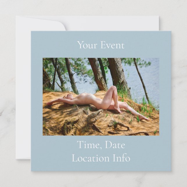 Invitation Modèle féminin bronzage Thunder_Cove (Devant)