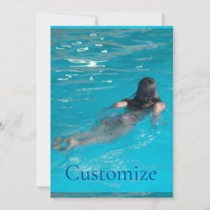 Invitation Modèle féminin natation Thunder_Cove