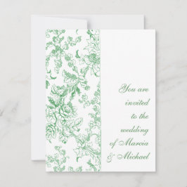 Invitation Modèle floral rose Chintz